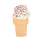 Large Sprinkle Ice Cream Hair Claw Clip