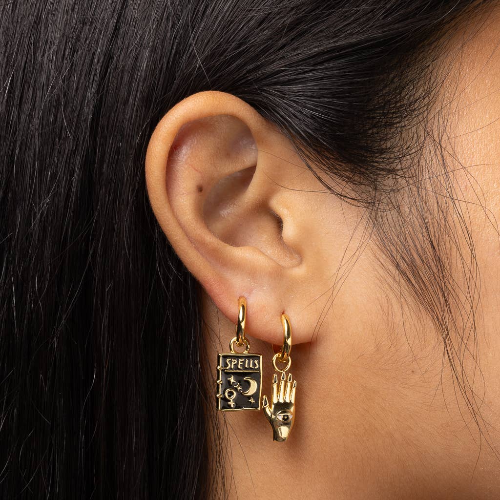 Mystic Spells Hoop Earrings