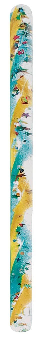 Yellow nostalgic glitter wand