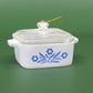 Mini Cornflower Ornament | Corning Ware Inspired Casserole