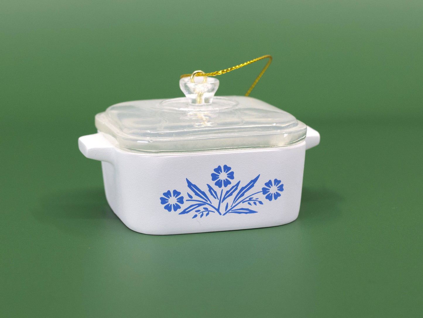 Mini Cornflower Ornament | Corning Ware Inspired Casserole