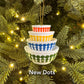 Mini Pyrex-Inspired Bowl Ornament | Retro Christmas Decor: Gooseberry
