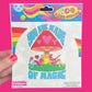 You Are Made of Magic Elves and Mushroom Suncatcher Sticker