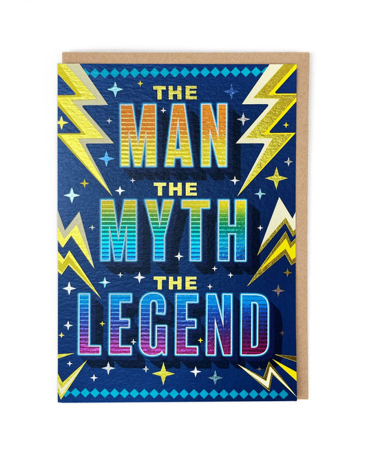 Man, Myth, Legend Father's Day Greeting Card