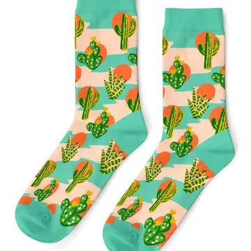 Yellow Owl Funky & Eclectic Crew Socks