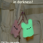 Glow-in-the-Dark Ghost Plush Keychain Blind Box