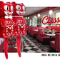 Classic Red Kit-Cat Klock