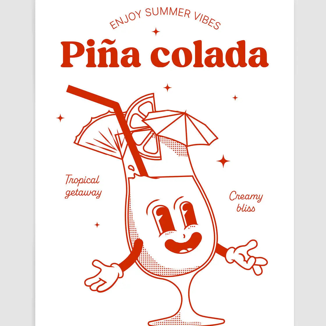 Pina Colada Art Print