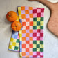 Rainbow Checks Tea Towel