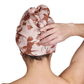 Rodeo Coral Hair Towel Wrap Double Sided