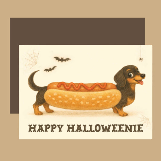 Happy Halloweenie Card