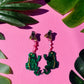 Frog and Fly Earrings