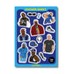 Rappers Hip Hop Rap Sticker Sheet