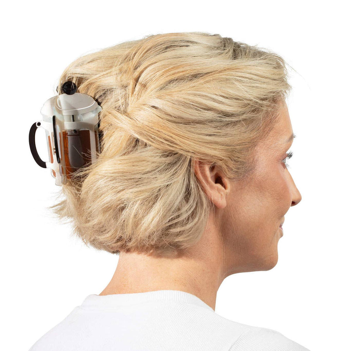Large French Press Hair Claw Clip