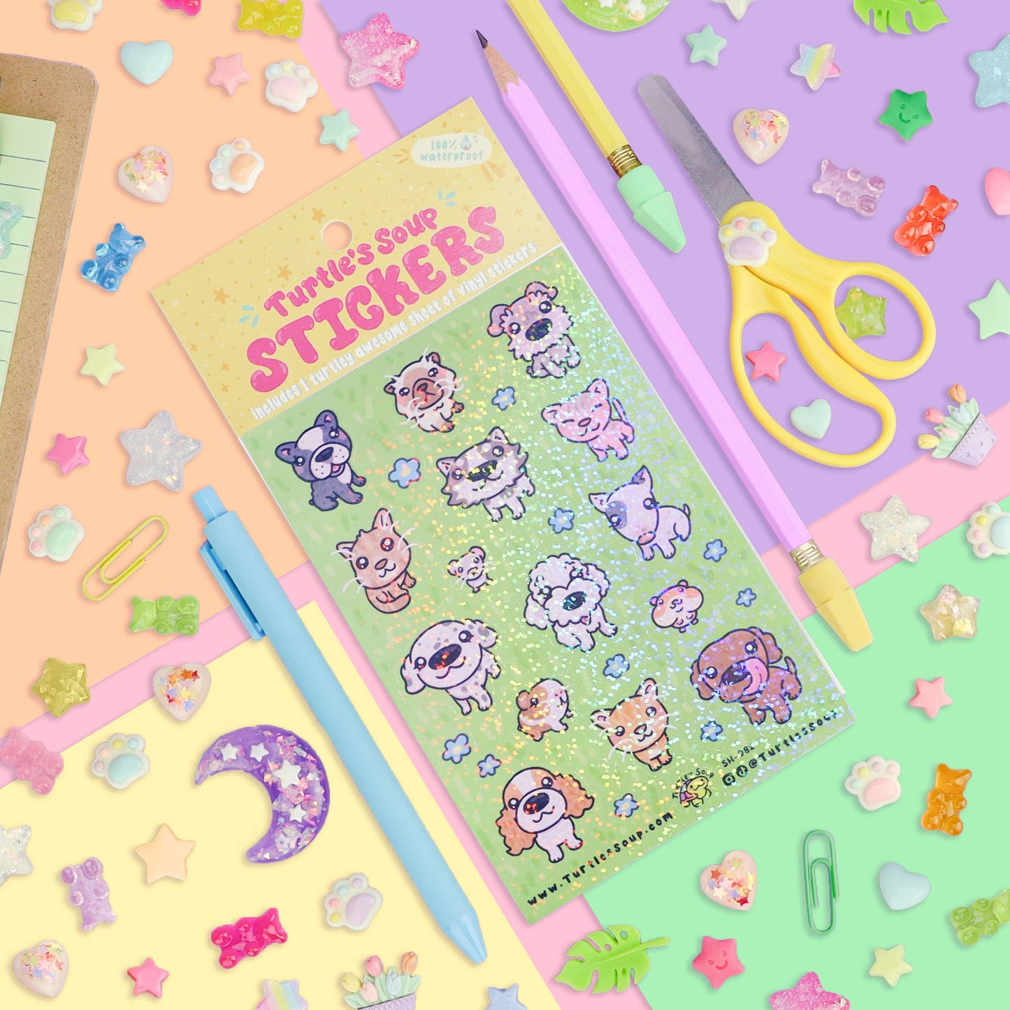 Big Head Animals Sticker Sheets