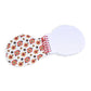 Notebook with floral pattern on a white background