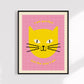 Perfect Just The Way I am Print -Kids Affirmation Art: Yellow / 11 x 14