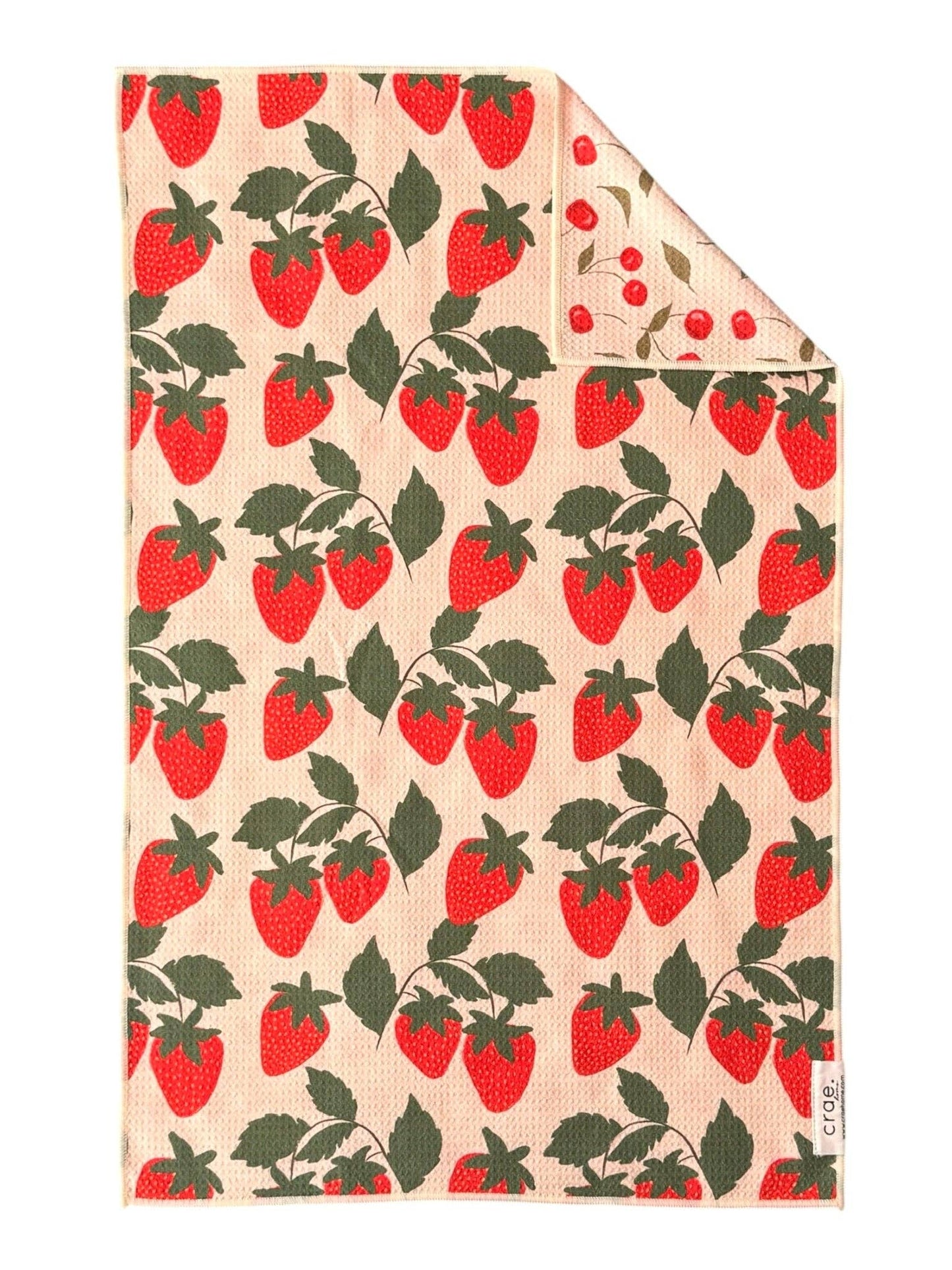 Berries & Cherries Reversible Hand Towel