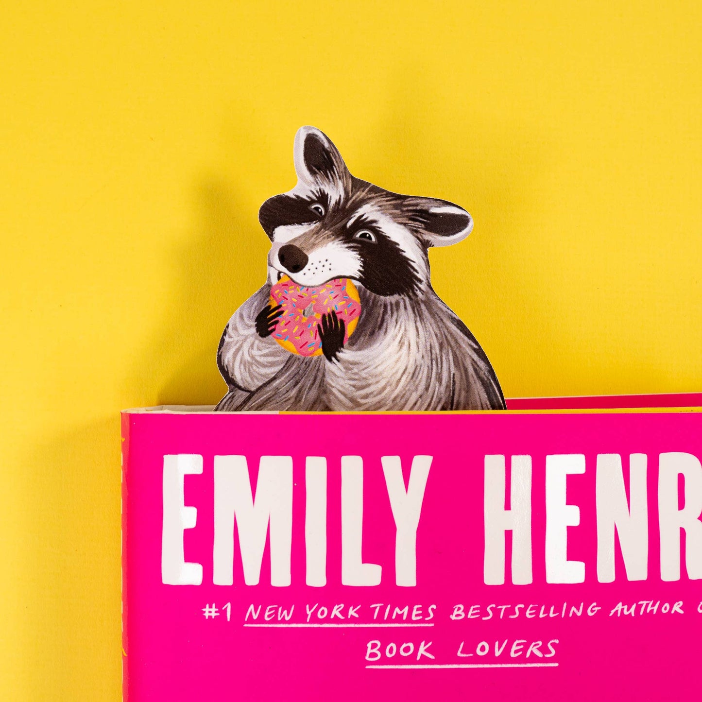 Raccoon Die-Cut Bookmark