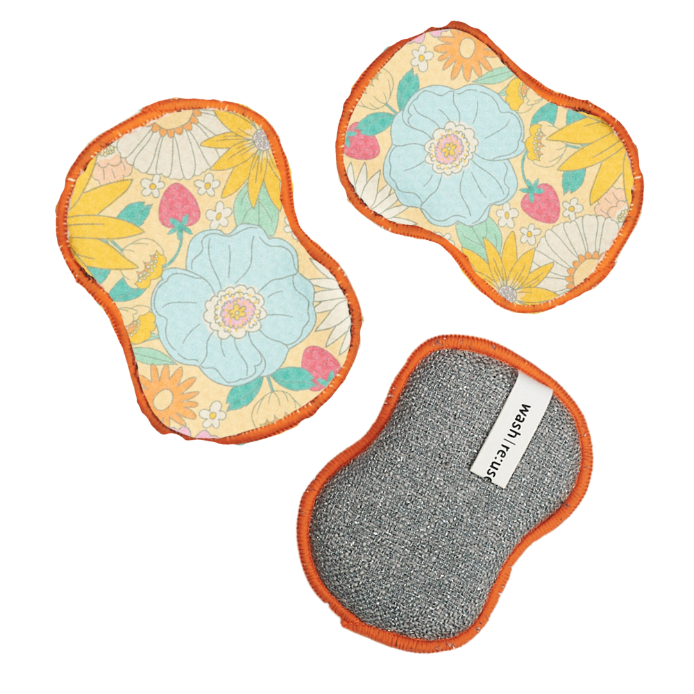 RE:usable Sponges (Set of 3) Daisies