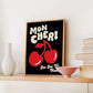 Mon Cheri Print Black 11x14