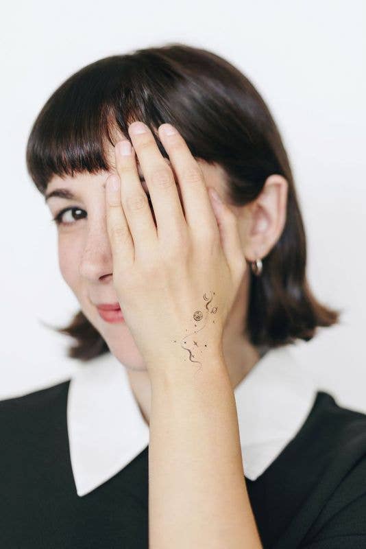 Celestial Tattoo Pair