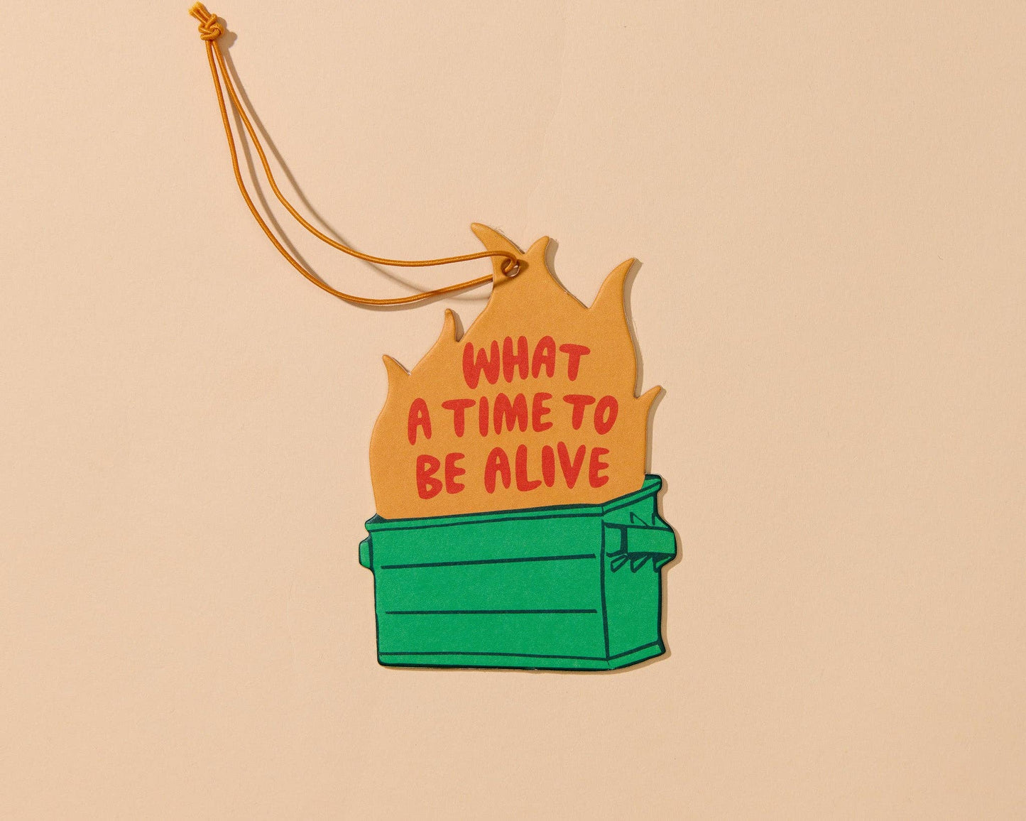 Dumpster Fire Air Freshener