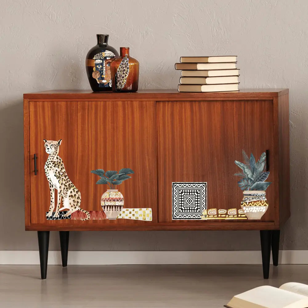 Small Furniture Transfers Tribal Essence 3 Sheets 6"x12"