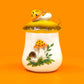 Merry Mushroom-Inspired 70s Hand-Painted Christmas Ornament – Retro Kitchen Decor