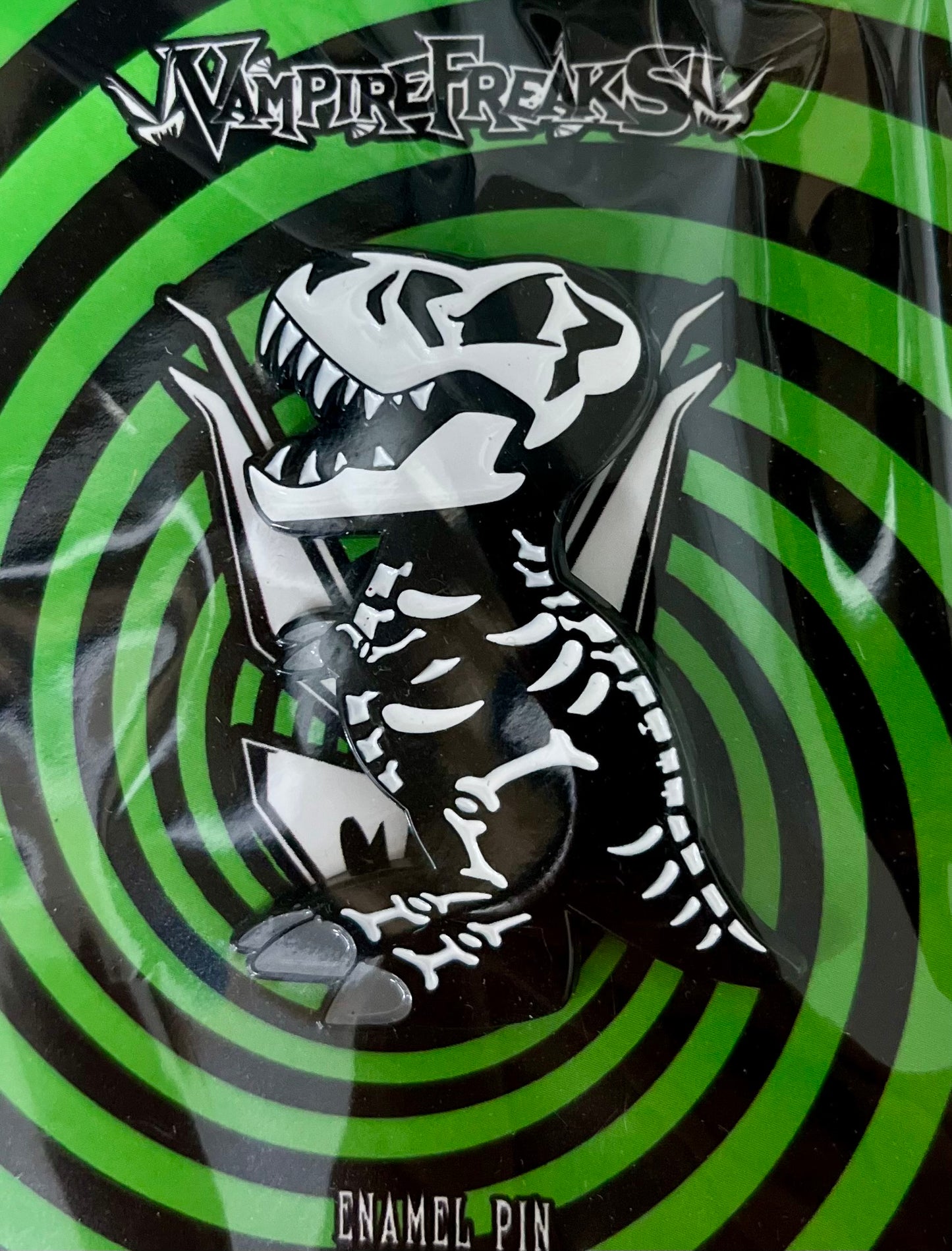 Dino Skeleton Enamel Pin