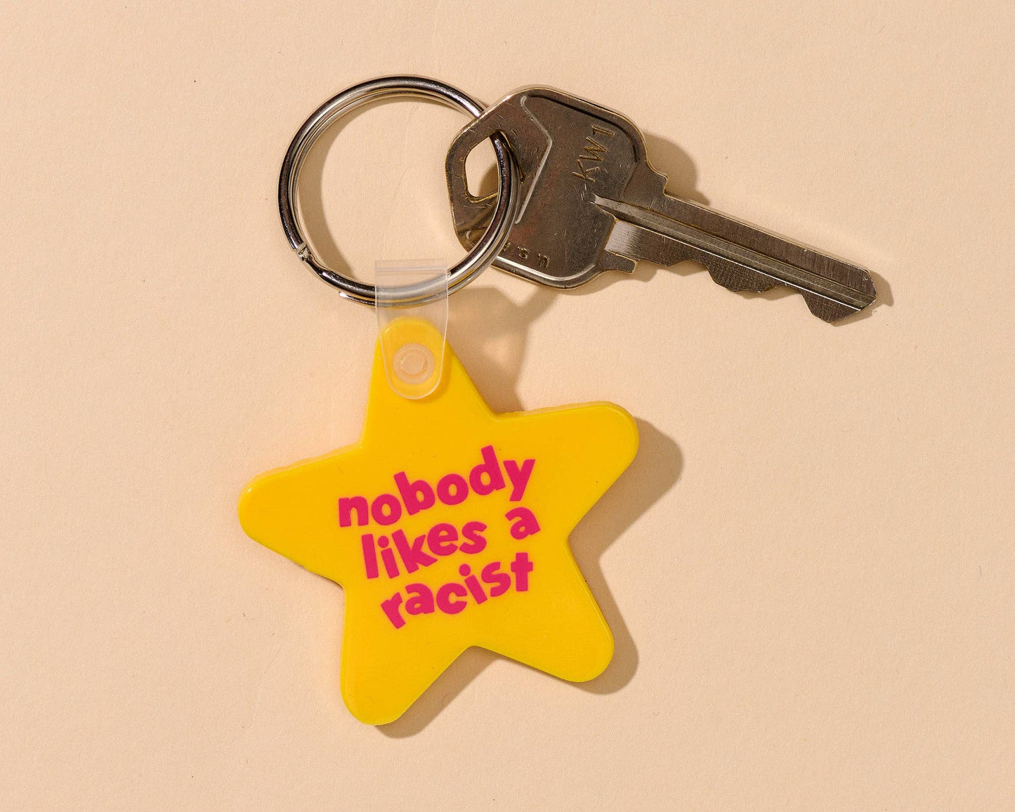 Nobody Likes A Racist Keychain