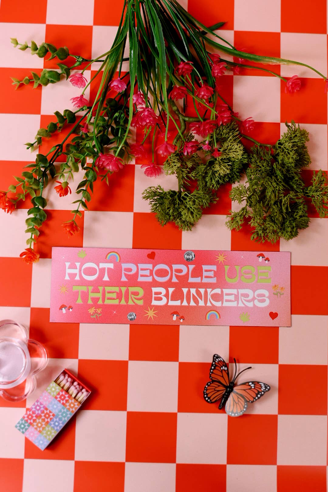 Hot People Use Their Blinkers Bumper Magnet