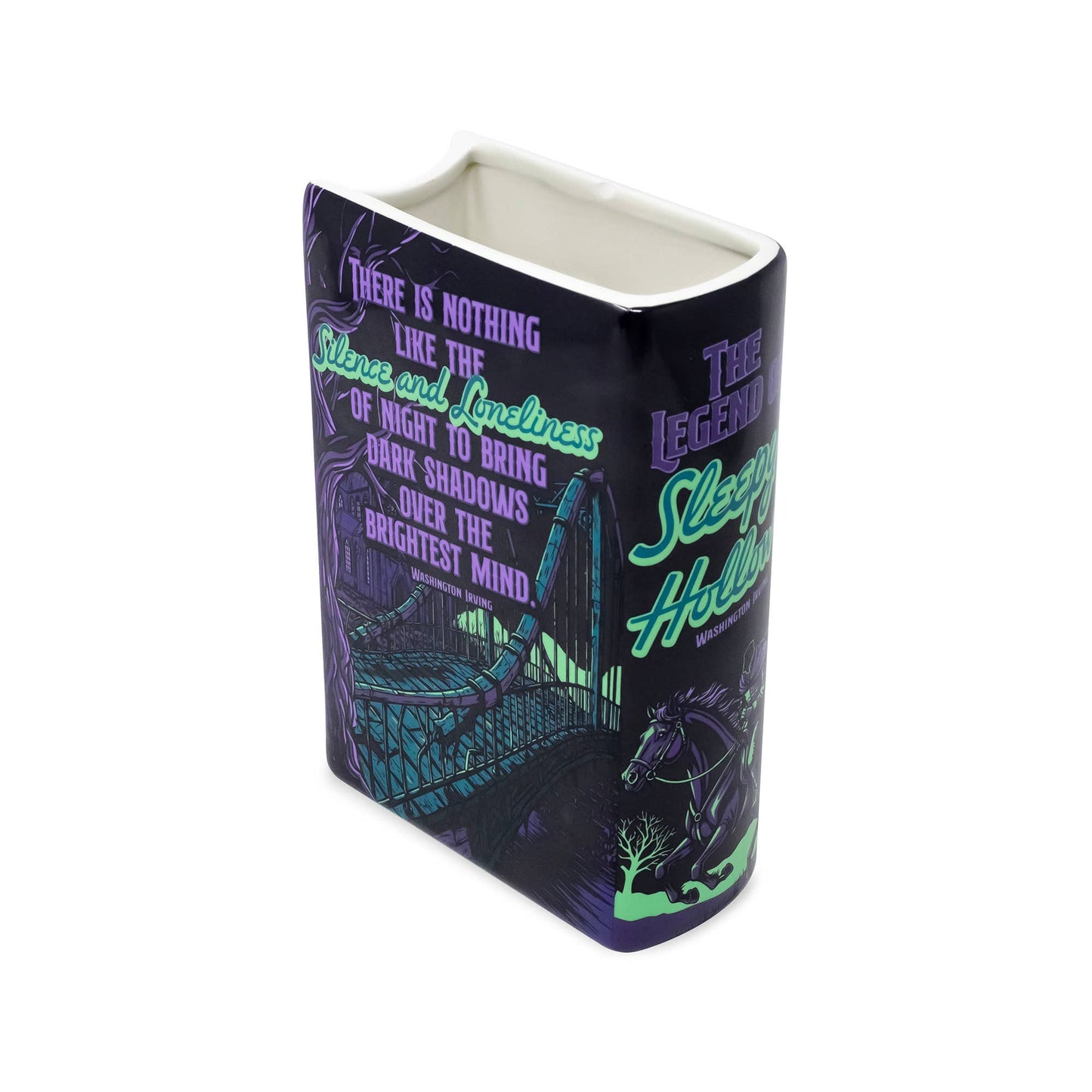 (Case Pack) Large Book Vase, Sleepy Hollow