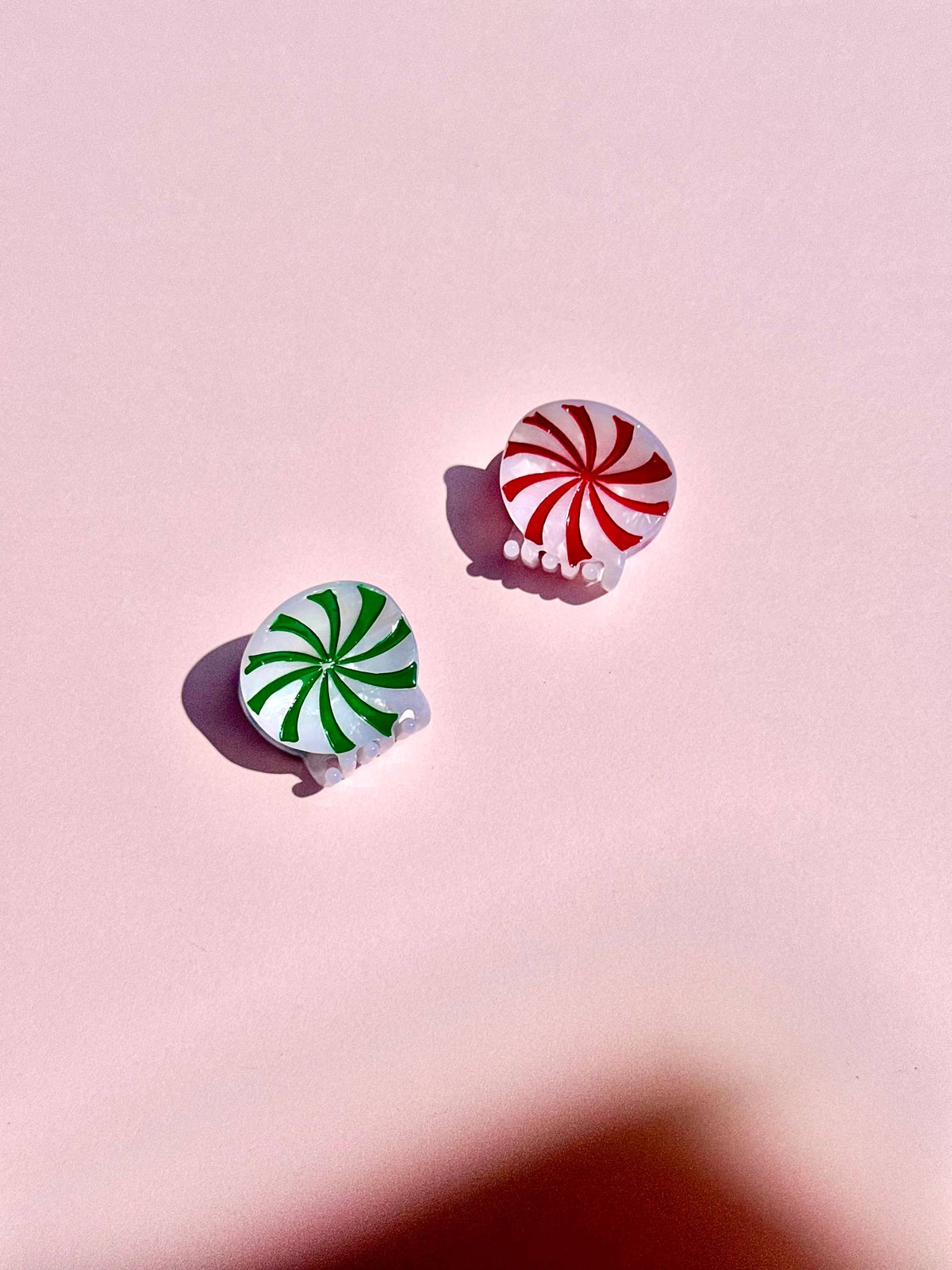 Mint Candy Mini Hair Claw Set