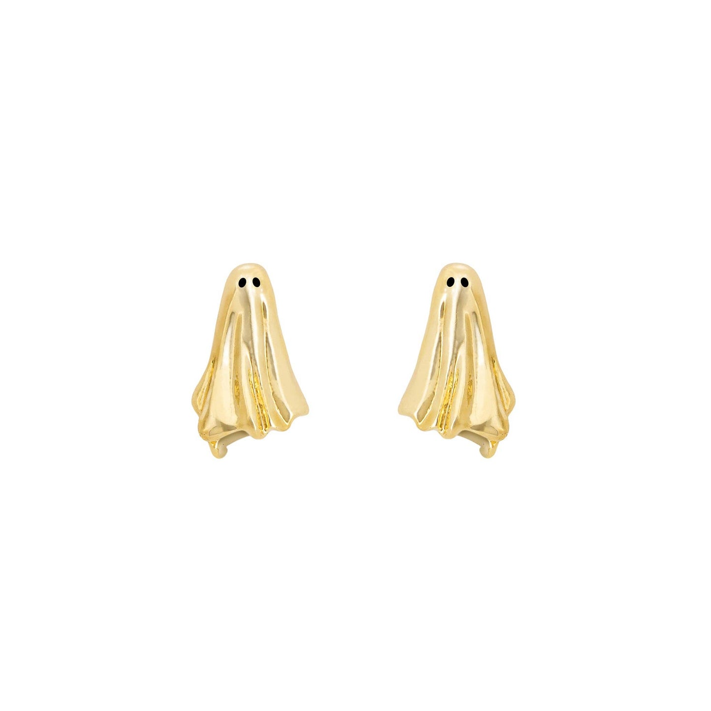 Ghost Studs: 18K Gold Plated