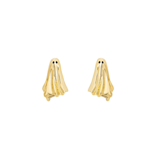 Ghost Studs: 18K Gold Plated