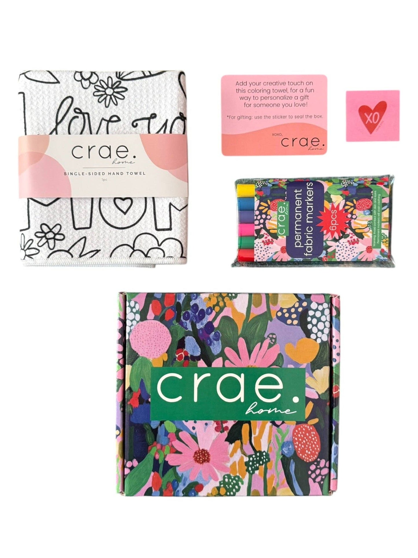 Mother's Day Coloring Gift Box: I'm Lucky To Love You