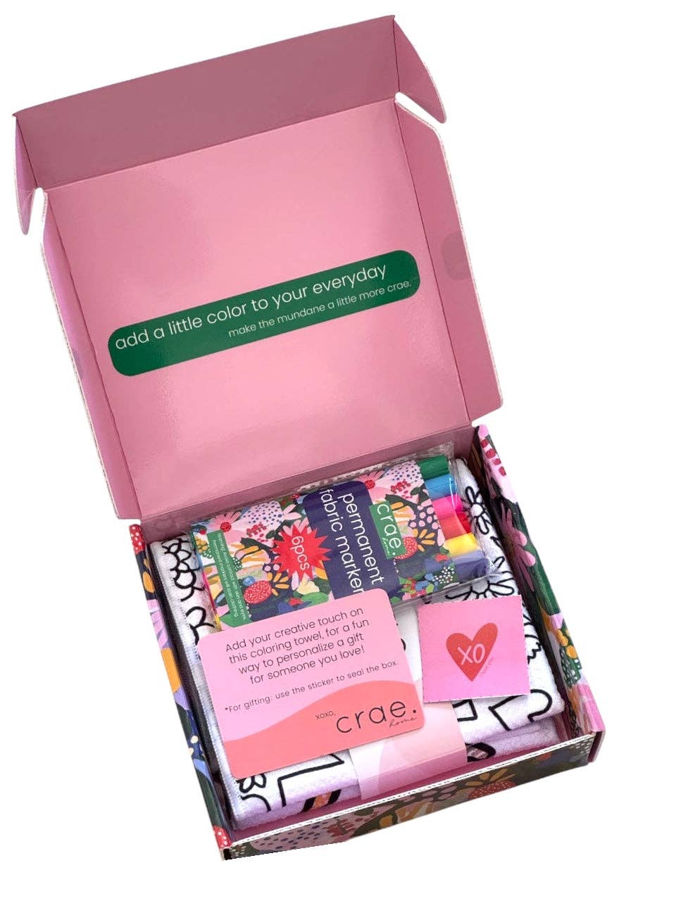 Mother's Day Coloring Gift Box: I'm Lucky To Love You