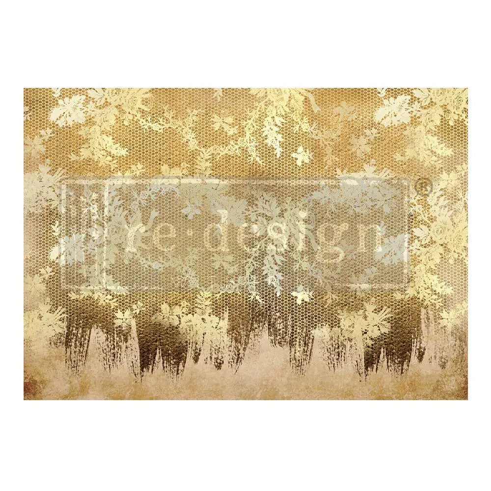 Redesign A1 Decoupage Fiber Gilded Lace