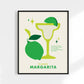 Margarita Cocktail Print 11x14