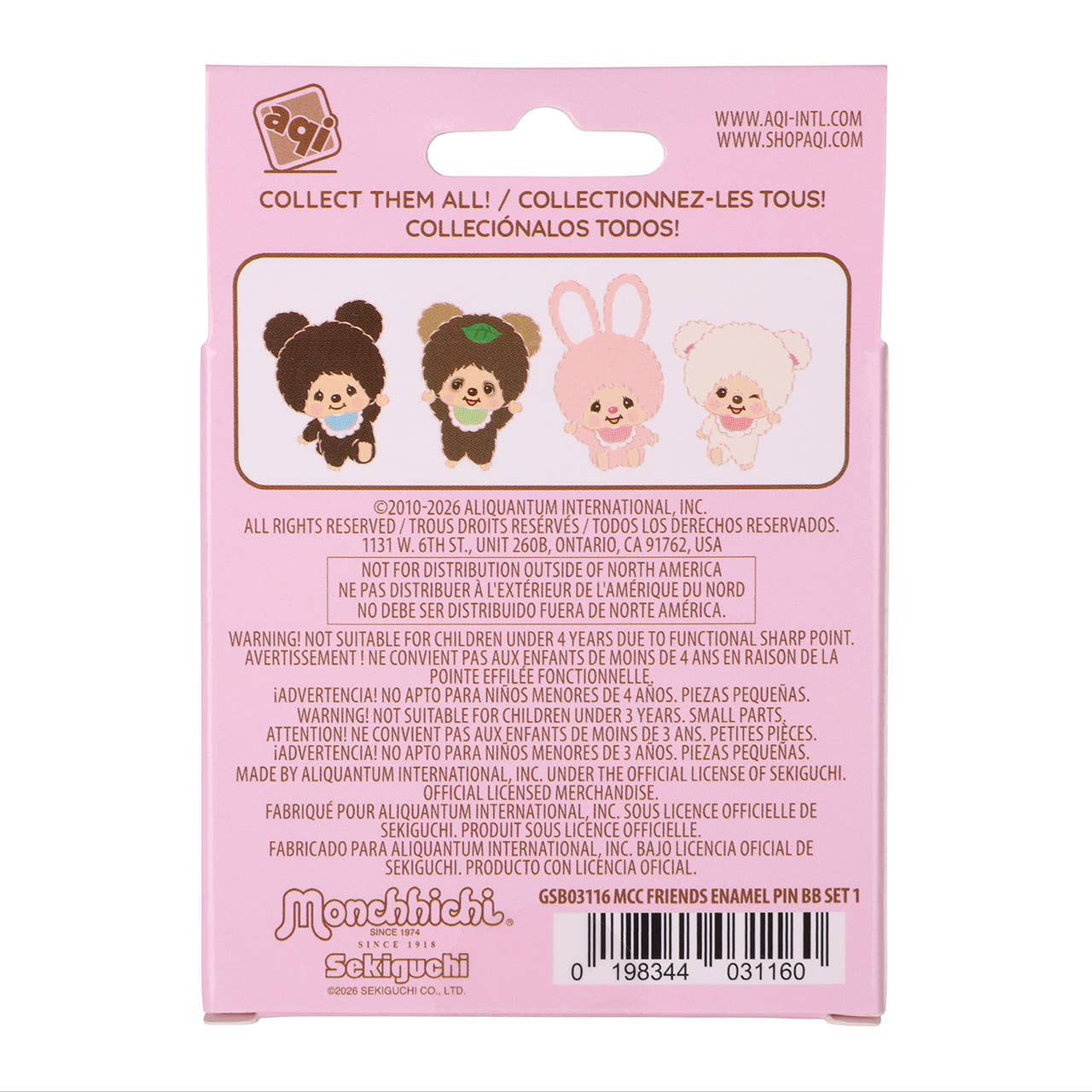 Monchhichi Blind Box Enamel Pins