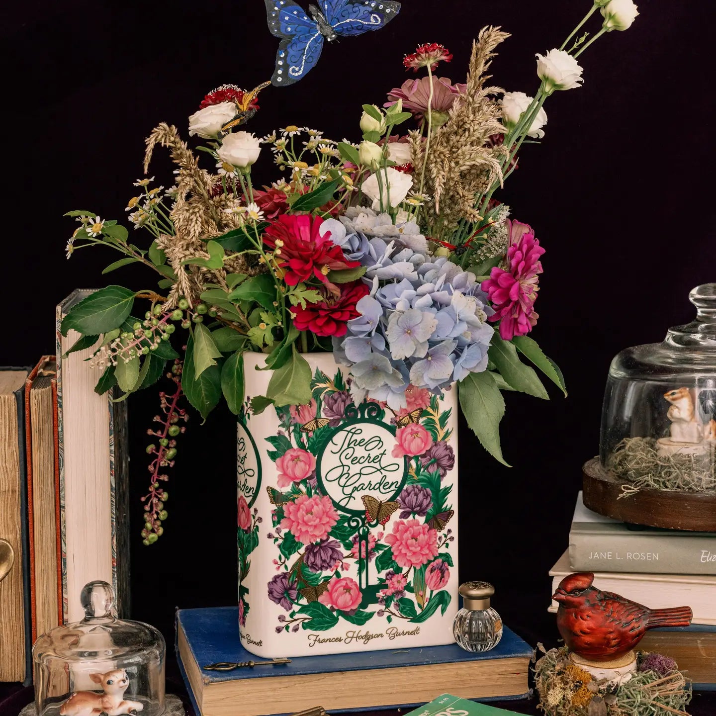 Secret Garden Large Book Vase
