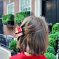 Hand-painted Bow Bookstack Claw Hair Clip | Eco-Friendly