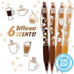 Coffee Scented Pens (set of 6)