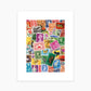 Stamp Collection Art Print