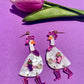 Dolly Goose Acrylic Earrings