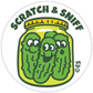 Dill Pickles Scratch & Sniff Stickers