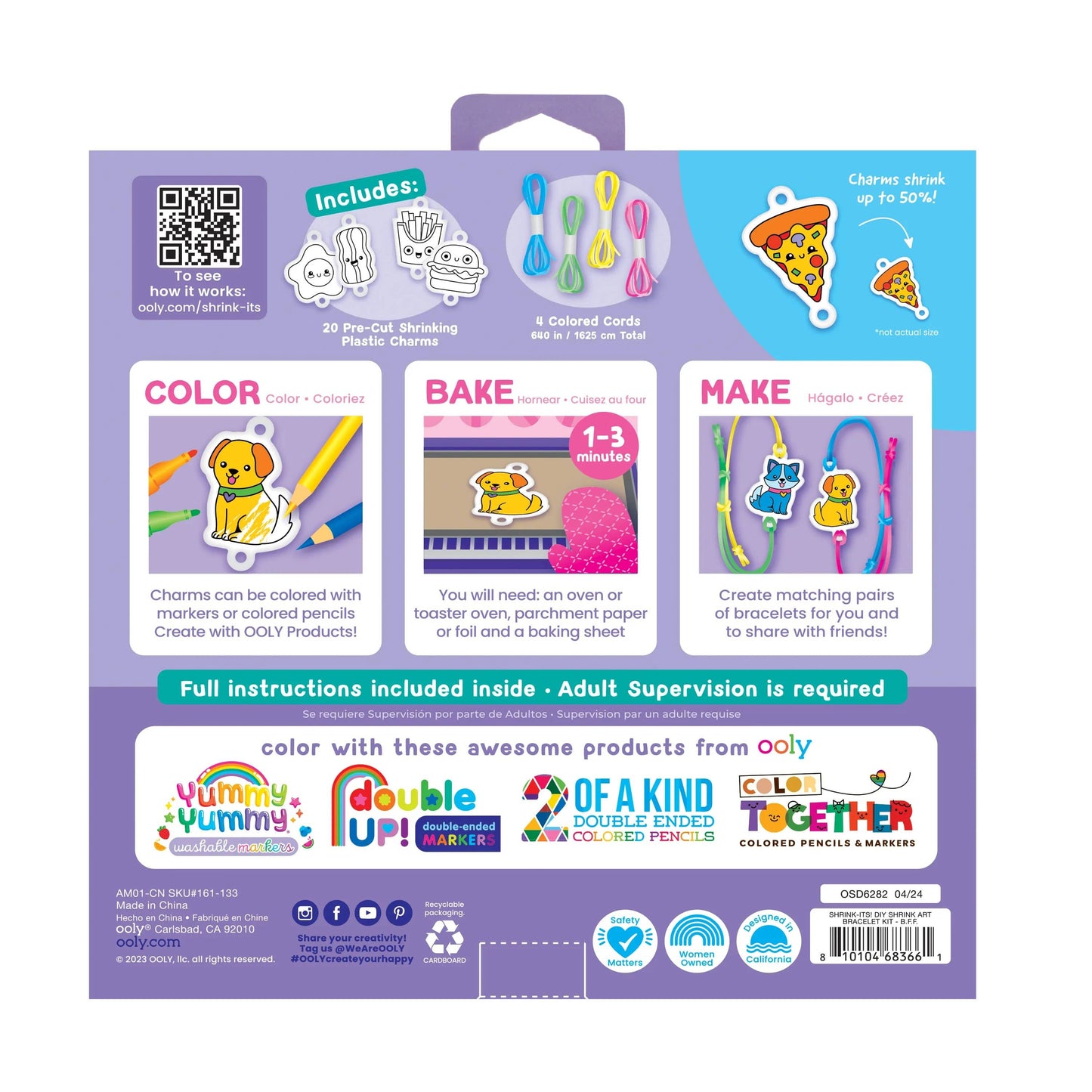 Shrink-Its! D.I.Y. Shrink Art BFF Bracelets Kit