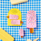 Large Popsicle Hair Claw Clip