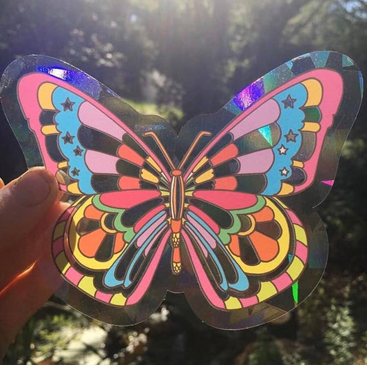 Butterfly Suncatcher Sticker